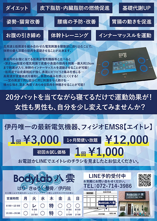 EMS宣伝チラシ